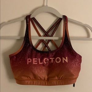 Peloton WITH sunrise fade bra